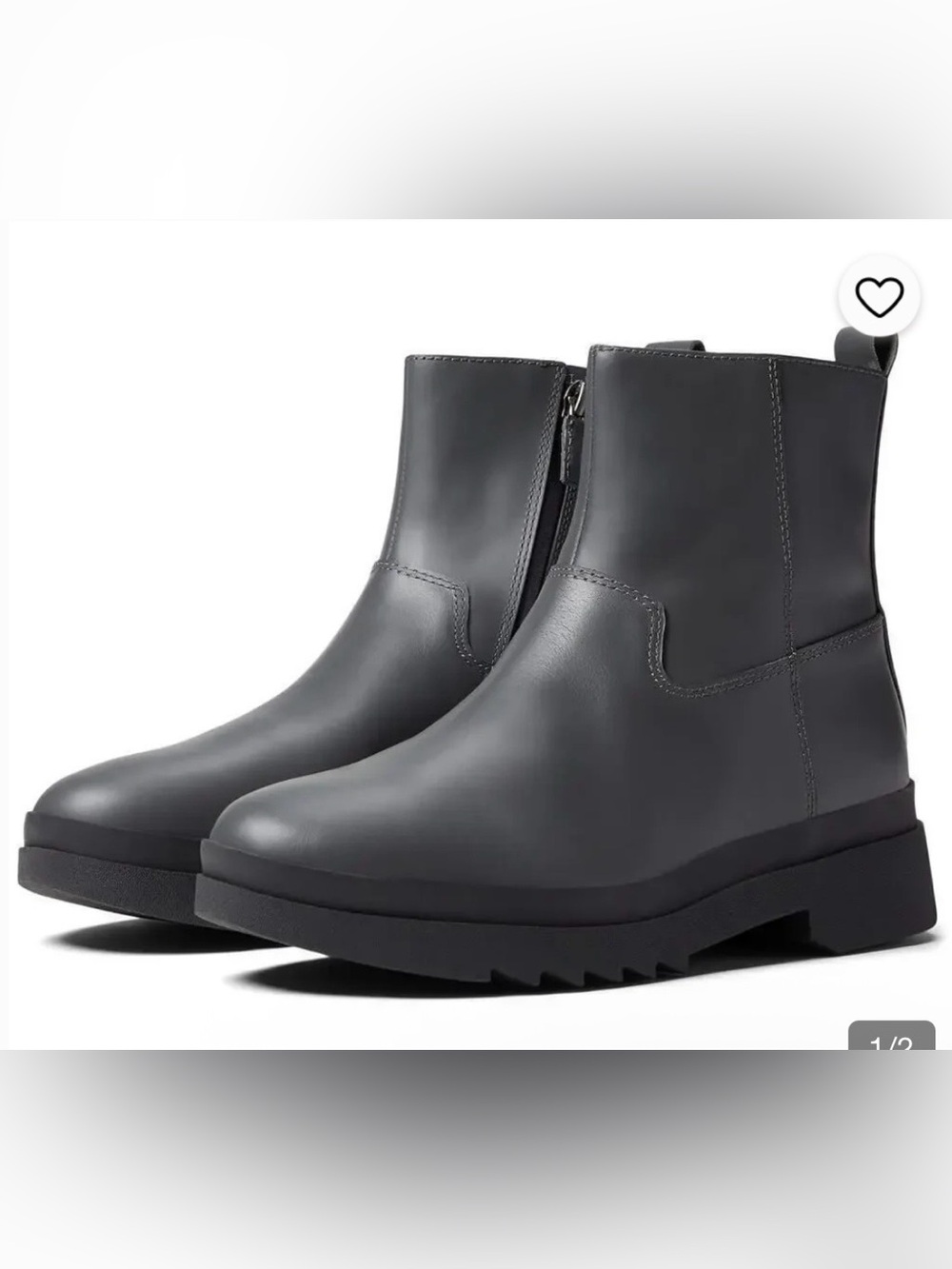 Eileen Fisher Floyd Waterproof
All Weather Short Boots Gray size 8